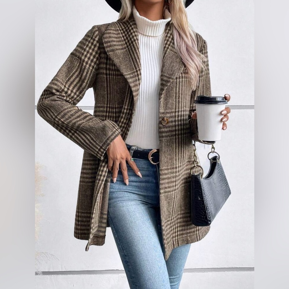 Plaid coat